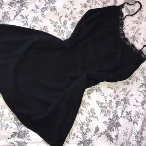 Aéropostale Black Lace Slip Dress